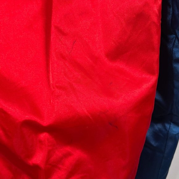 Atlanta Braves Jacket XL Satin Bomber Red Blue Cooperstown Collection G-III - Picture 14 of 16